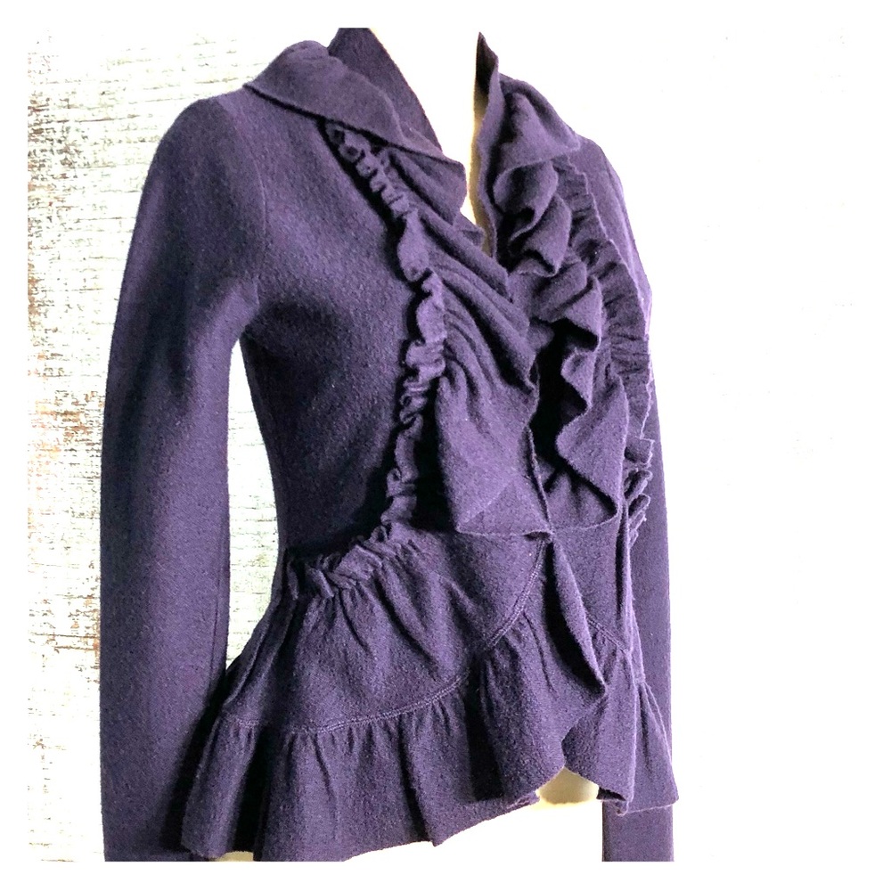 Anthropologie Charlie & Robin Wrapped In Ruffles